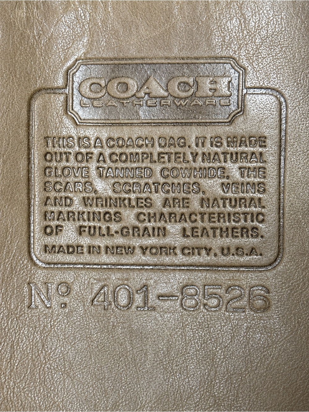Coach Vintage Bonnie Cashin Slim Satchel 8526 Leather Bag w/ Paperwork - Picture 12 of 15